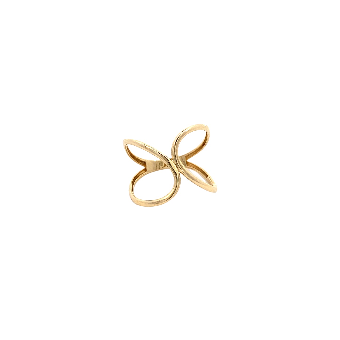14K Gold Curve Ring | Luby Gold Collection | Luby 