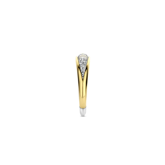 Ti Sento Ring Two Tones Mother Pearl | Ti Sento Milano | Luby 
