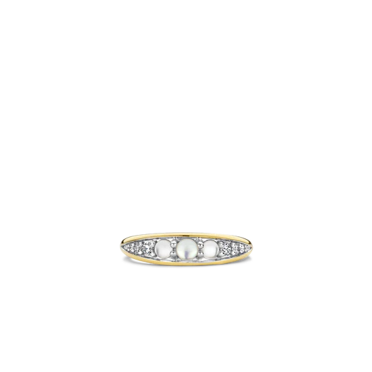 Ti Sento Ring Two Tones Mother Pearl | Ti Sento Milano | Luby 