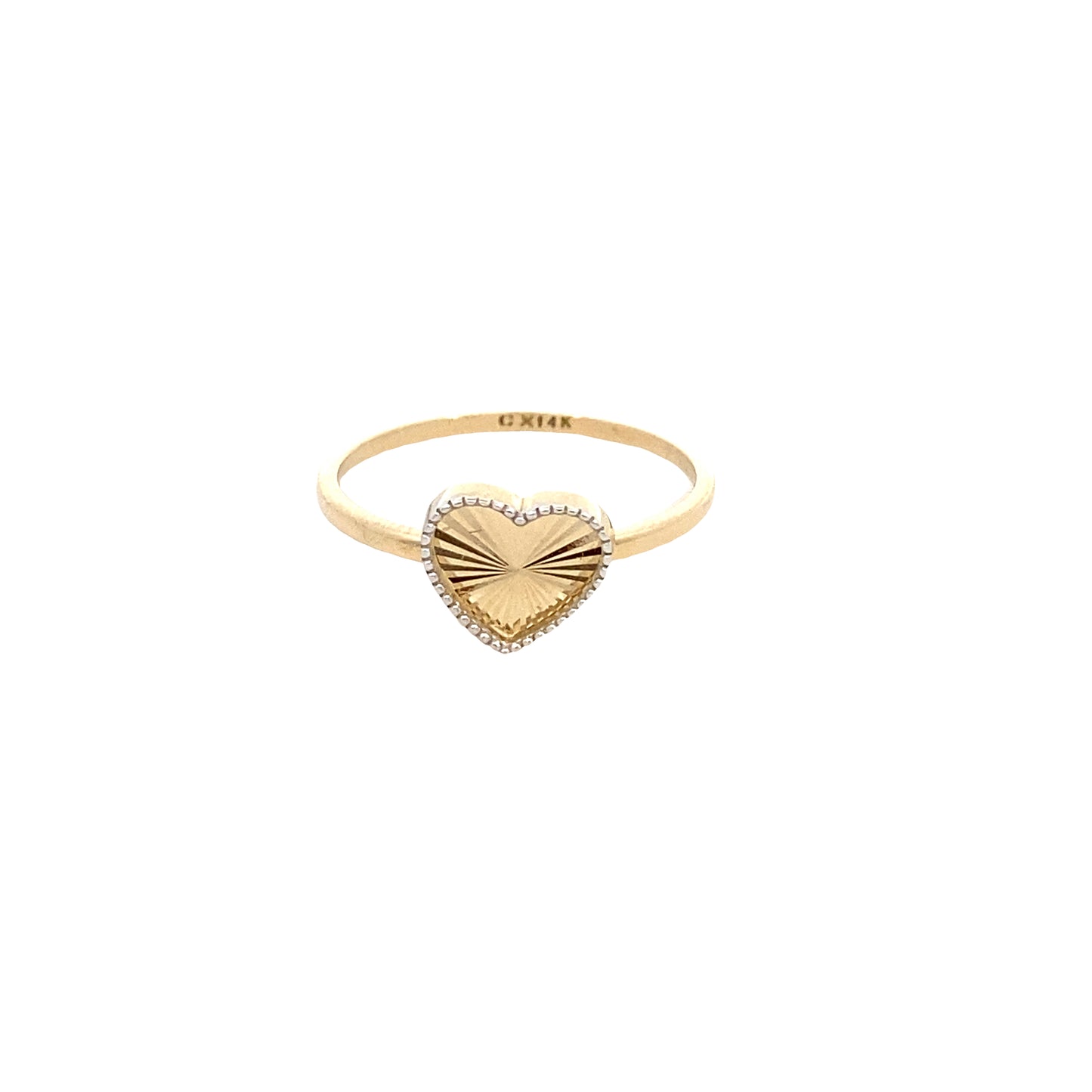 14K Gold Heart Ring | Luby Gold Collection | Luby 