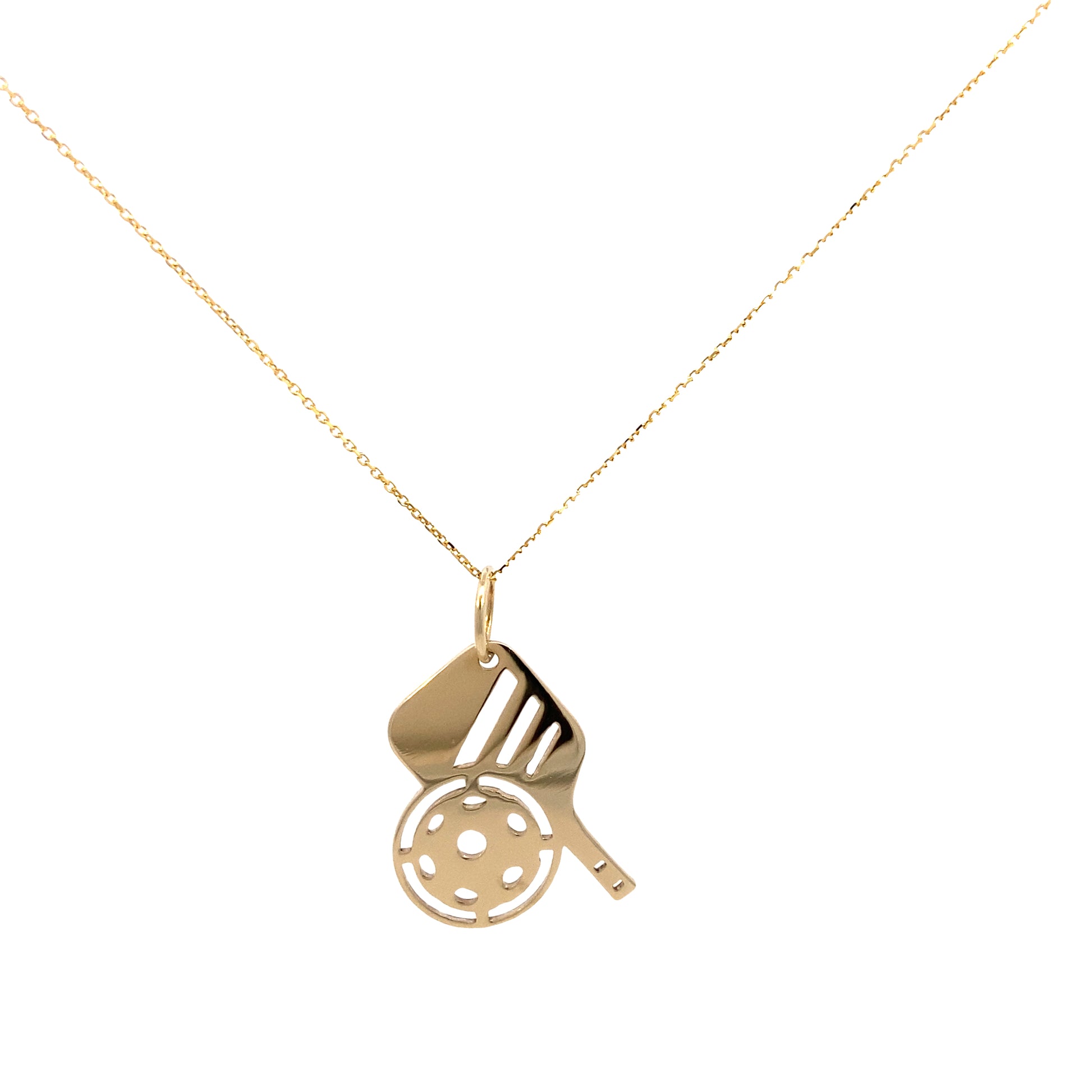 14K Gold Pickerball Large Pendant | Luby Gold Collection | Luby 