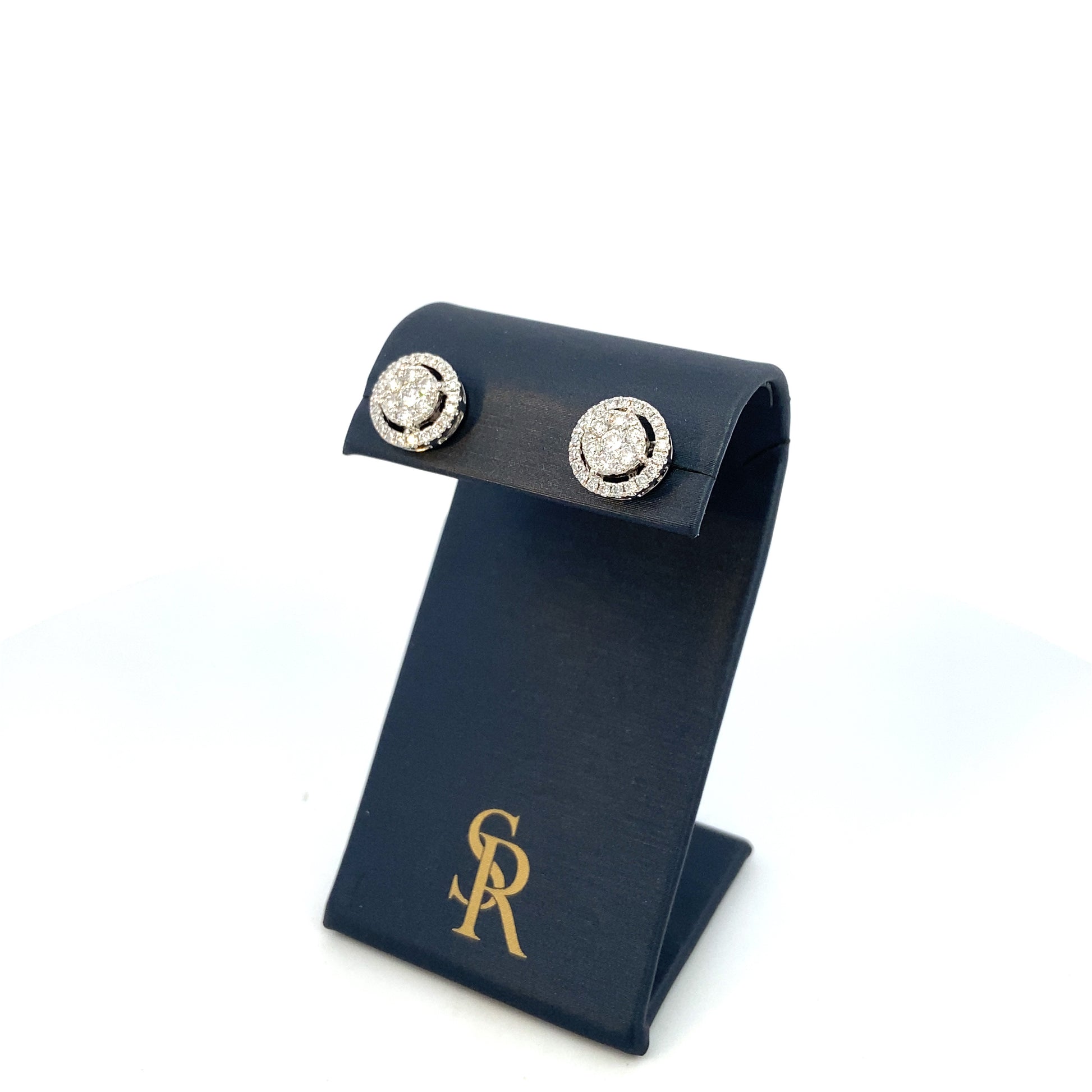 Smiling Rocks Lab Grown Diamond 68 Stone Earrings (0.80ct) | Smiling Rocks | Luby 