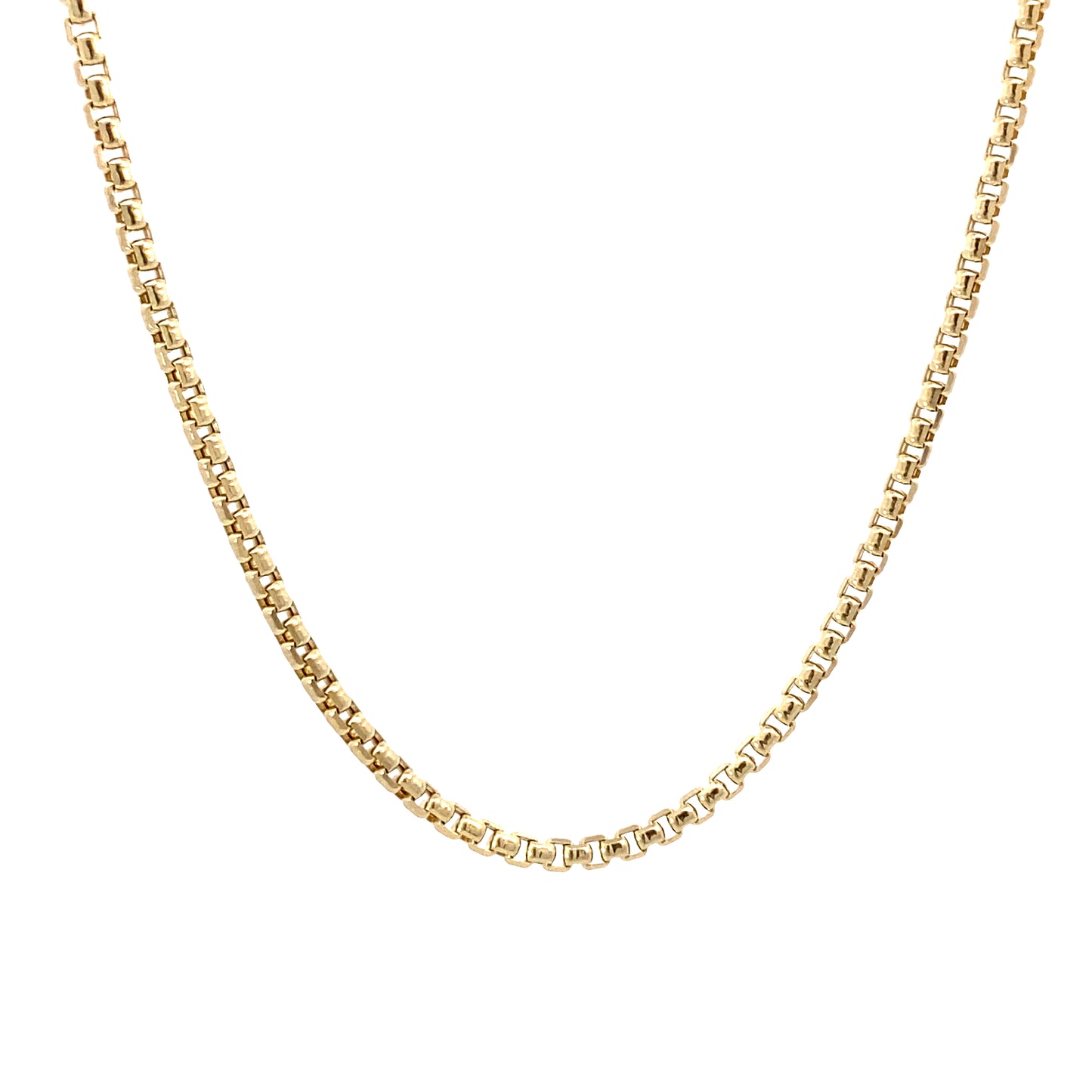 14K Gold Luxuroius Box Chain | Luby Gold Collection | Luby 