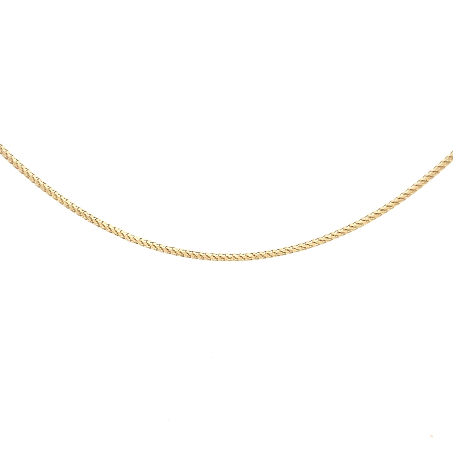 14K Franco Link Gold Chain (1mm) | Luby Gold Collection | Luby 