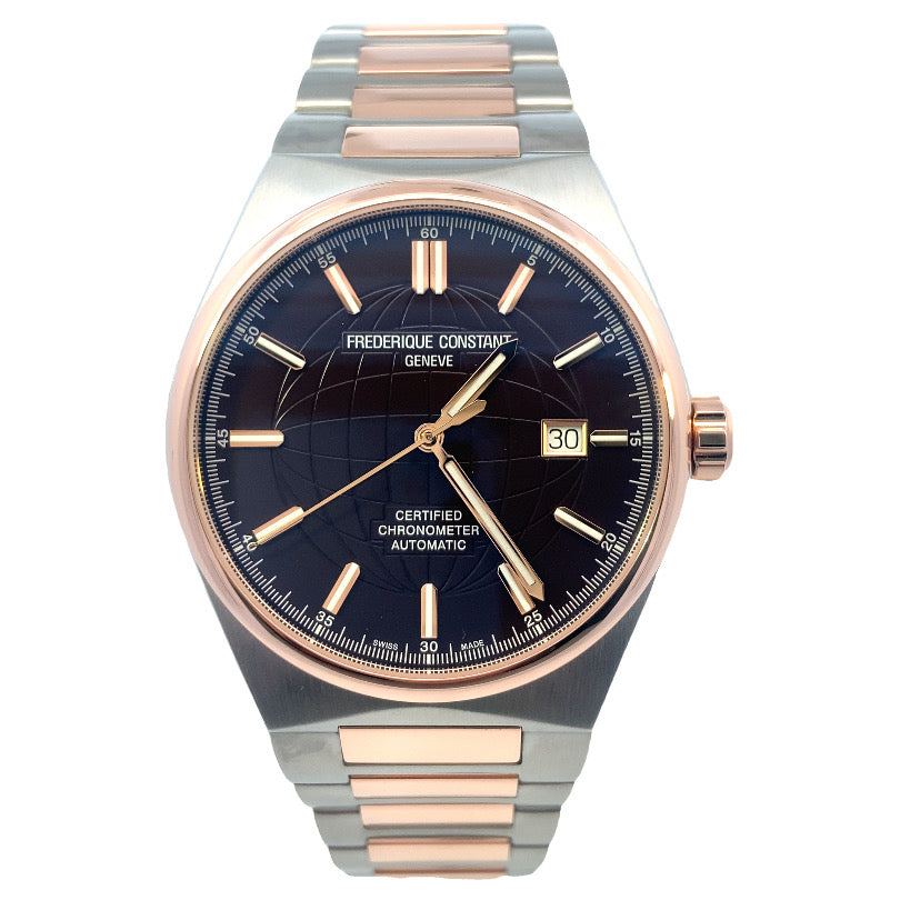 Frederique Highlife Chronometer Automatic COSC (Rose Gold) | Frederique Constant | Luby 