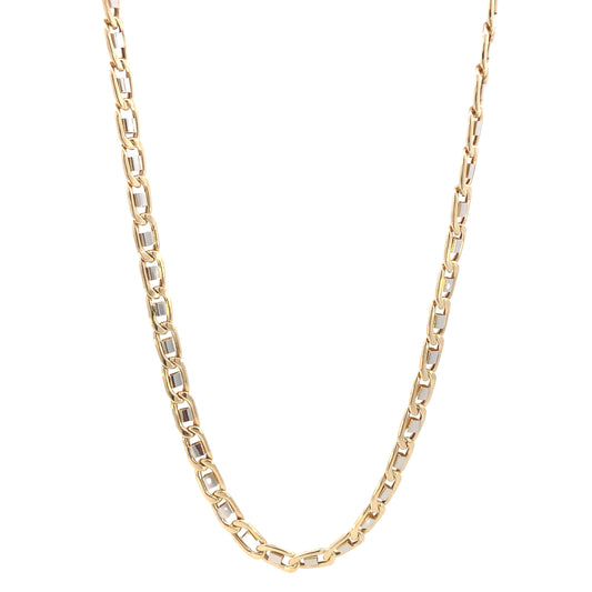 14K Gold 2-T Mariner Mesh Chain | Luby Gold Collection | Luby 