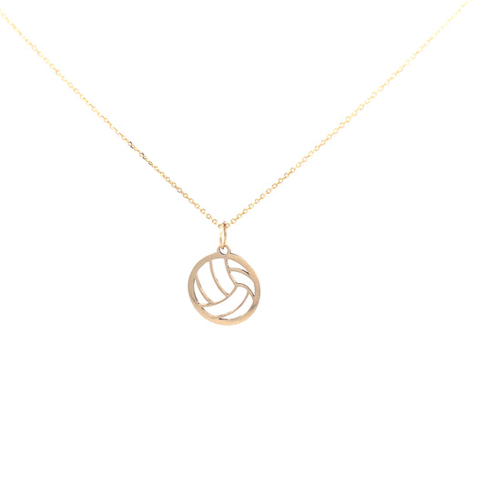 14K Gold Custom Volleyball Pendant | Luby Gold Collection | Luby 