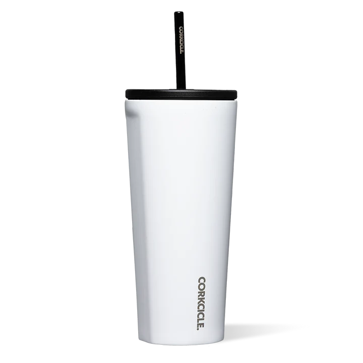 Cold Cup- 24oz Gloss White | Corkcicle | Luby 