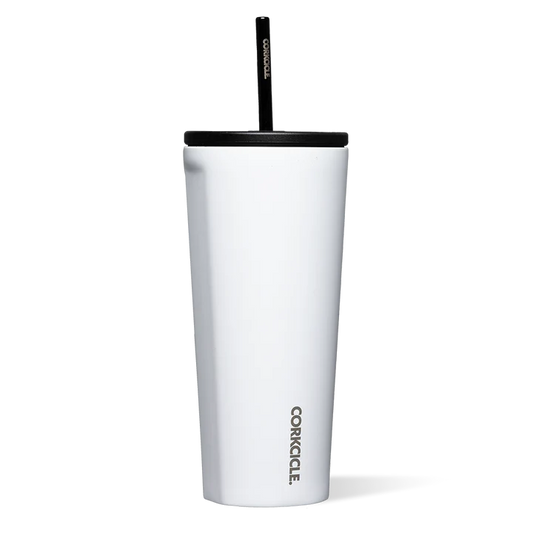 Cold Cup- 24oz Gloss White | Corkcicle | Luby 
