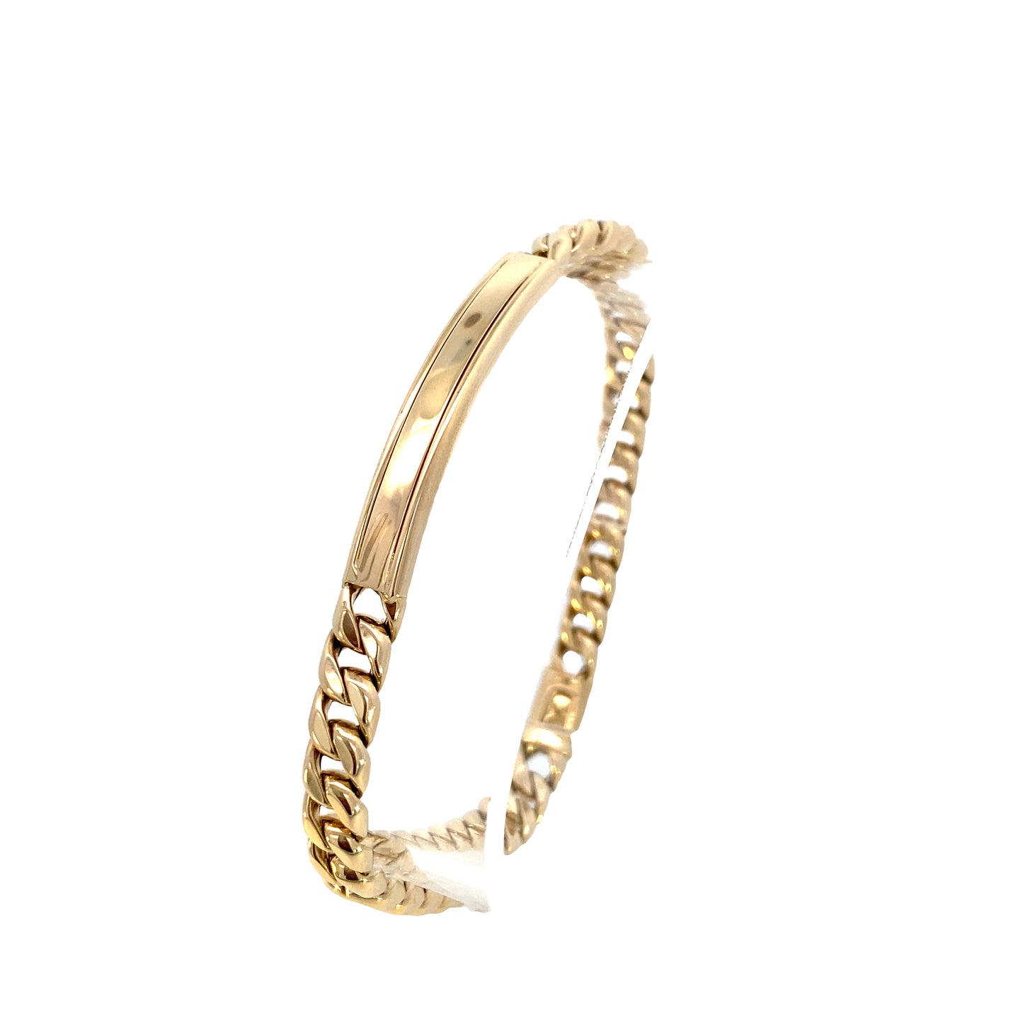 14K Gold ID Cuban Bracelet | Luby Gold Collection | Luby 