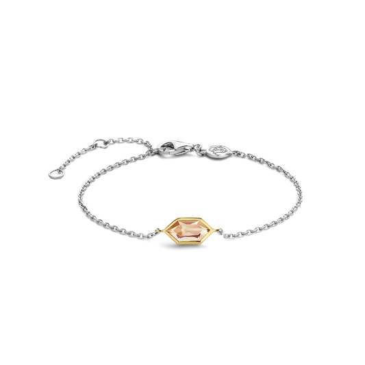 Showcases a captivating nude pink | Ti Sento Milano | Luby 