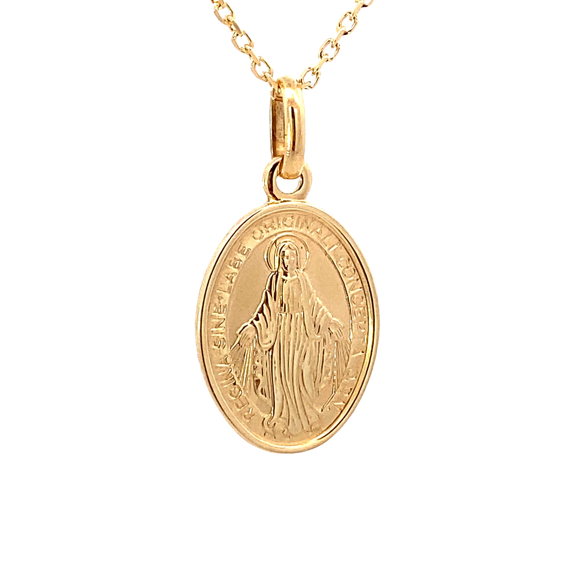 14K Gold La Milagrosa Pendant | Luby Gold Collection | Luby 