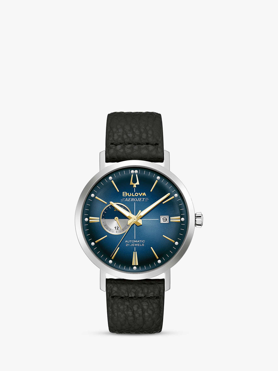 Aerojet  Leather Strap Bulova