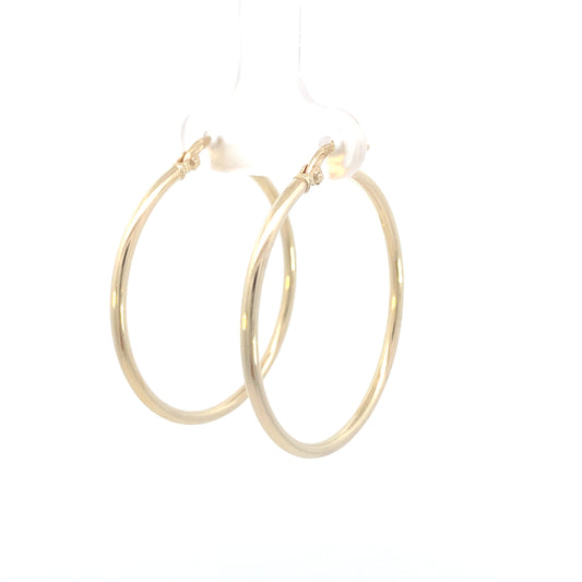 14K Gold Hoops Earrings | Luby Gold Collection | Luby 