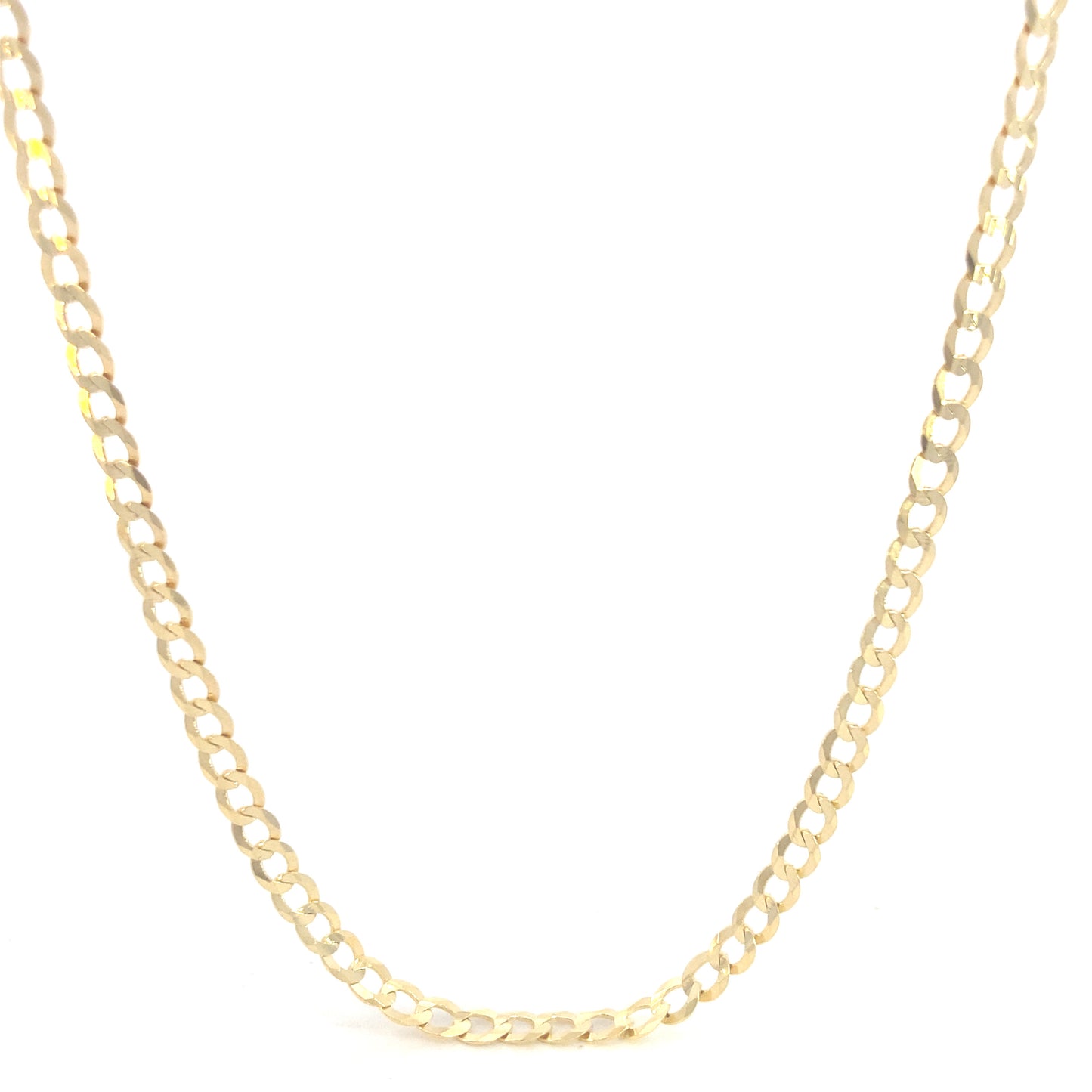 14K Gold Cuban Solid Chain | Luby Gold Collection | Luby 