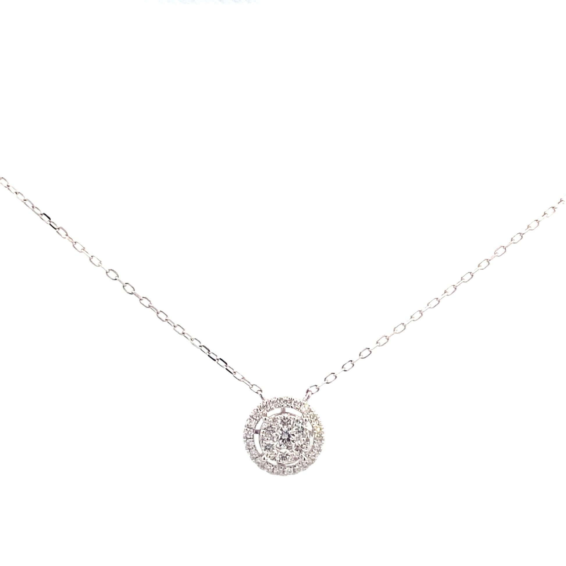 Smiling Rocks Lab Grown Diamond 34 Stone Necklace (0.40ct) | Smiling Rocks | Luby 