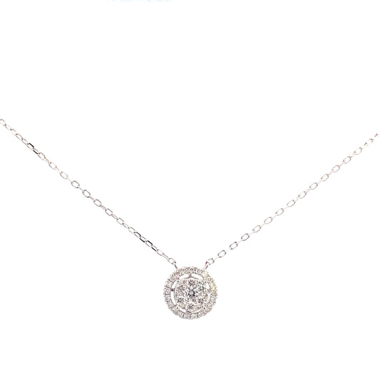 Smiling Rocks Lab Grown Diamond 34 Stone Necklace (0.40ct) | Smiling Rocks | Luby 