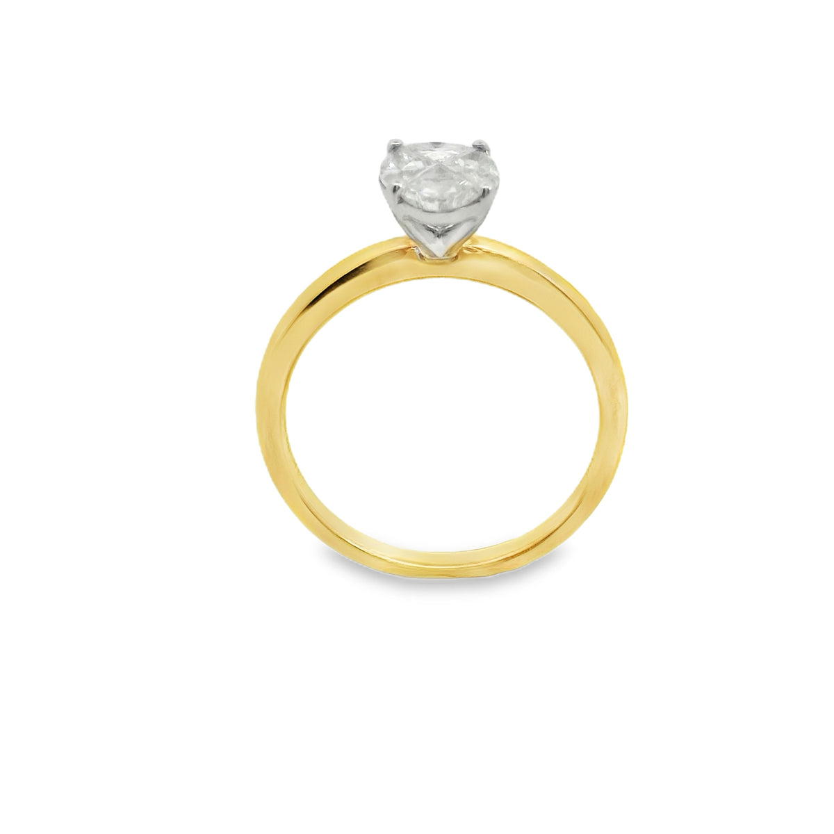 Zeghani Gold Mosaic Cut Engagement Ring | Zeghani | Luby 