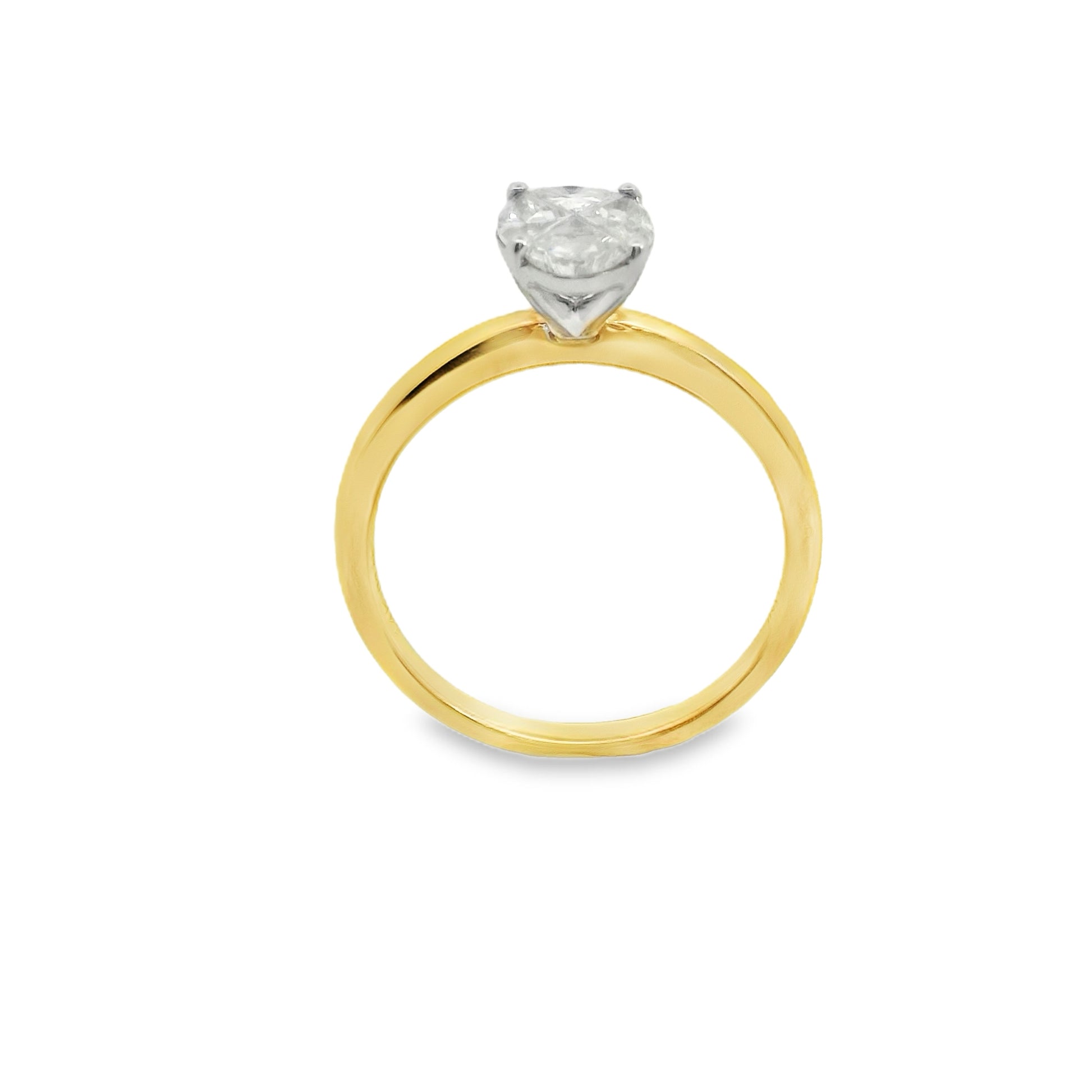 Zeghani Gold Mosaic Cut Engagement Ring | Zeghani | Luby 