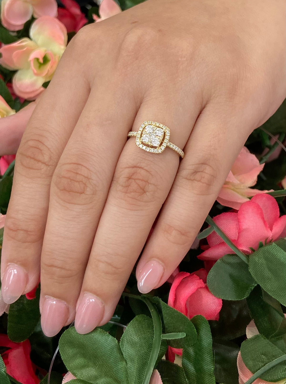 Smiling Rocks Lab Grown Diamond 51 Stone Ring (0.70ct) | Smiling Rocks | Luby 