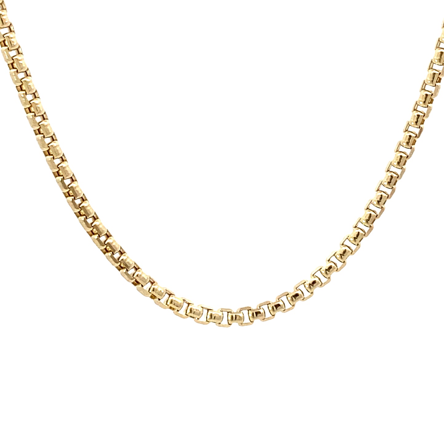 14K Gold Luxuroius Box Chain | Luby Gold Collection | Luby 