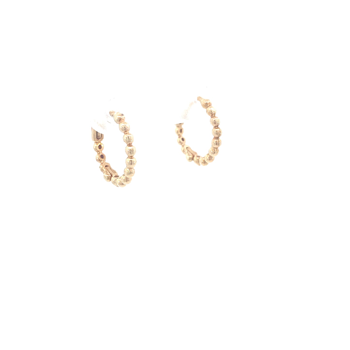 14K Dots Hoops Earrings | Luby Gold Collection | Luby 