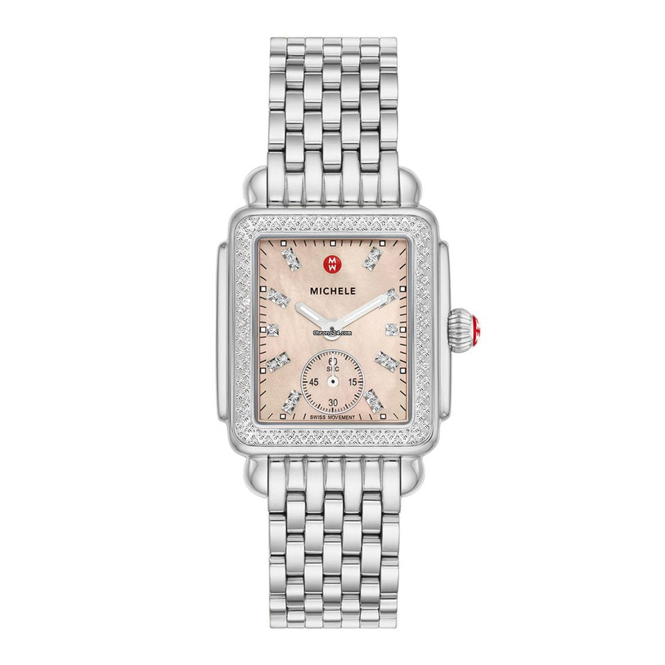 MICHELE Deco Madison Mid Watch With Apricot Dial | Michele | Luby 