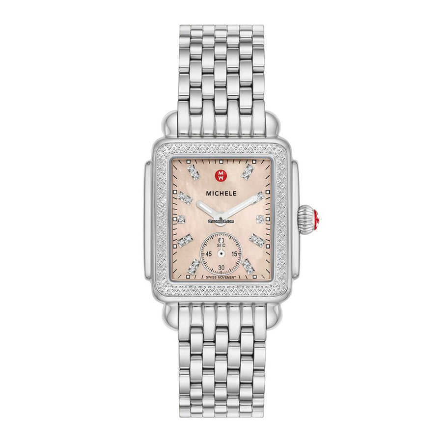 MICHELE Deco Madison Mid Watch With Apricot Dial
