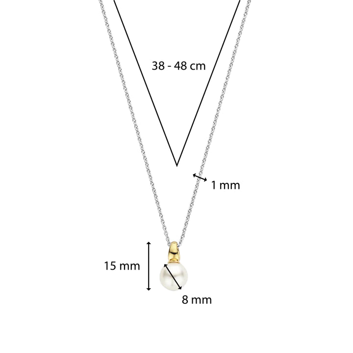 TI SENTO Necklace Gilded | Ti Sento Milano | Luby 