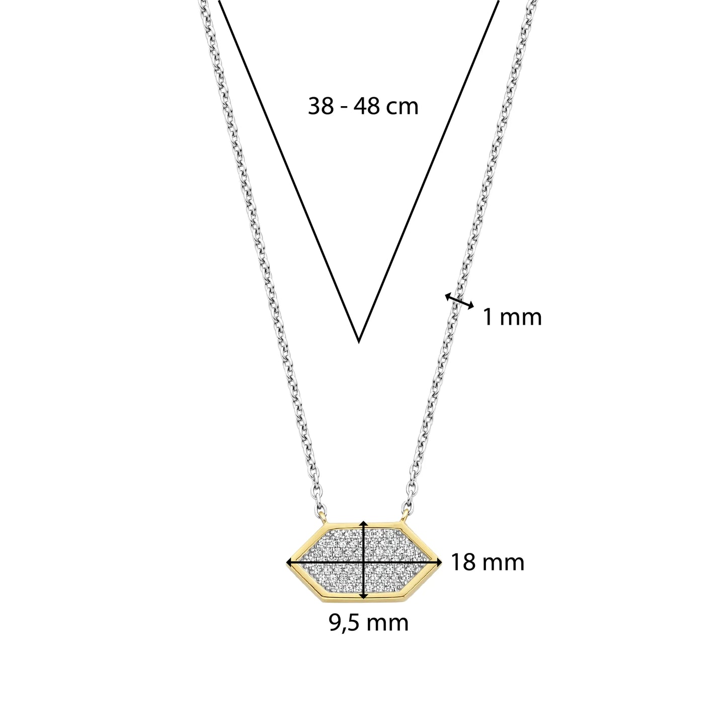 TI SENTO Necklace 34040ZY | Ti Sento Milano | Luby 