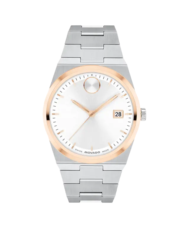 Movado BOLD Quest Silver/Rose Gold