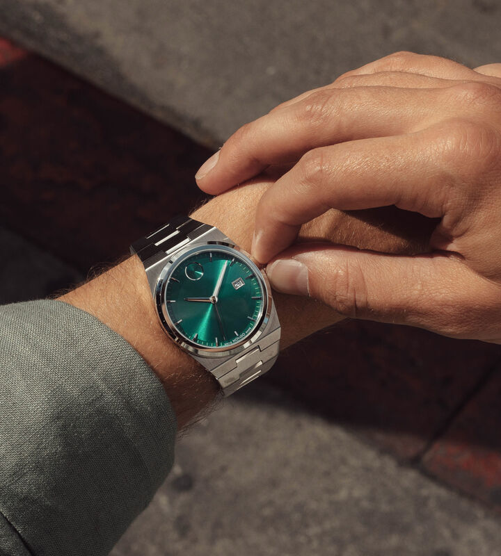 MOVADO BOLD QUEST GREEN