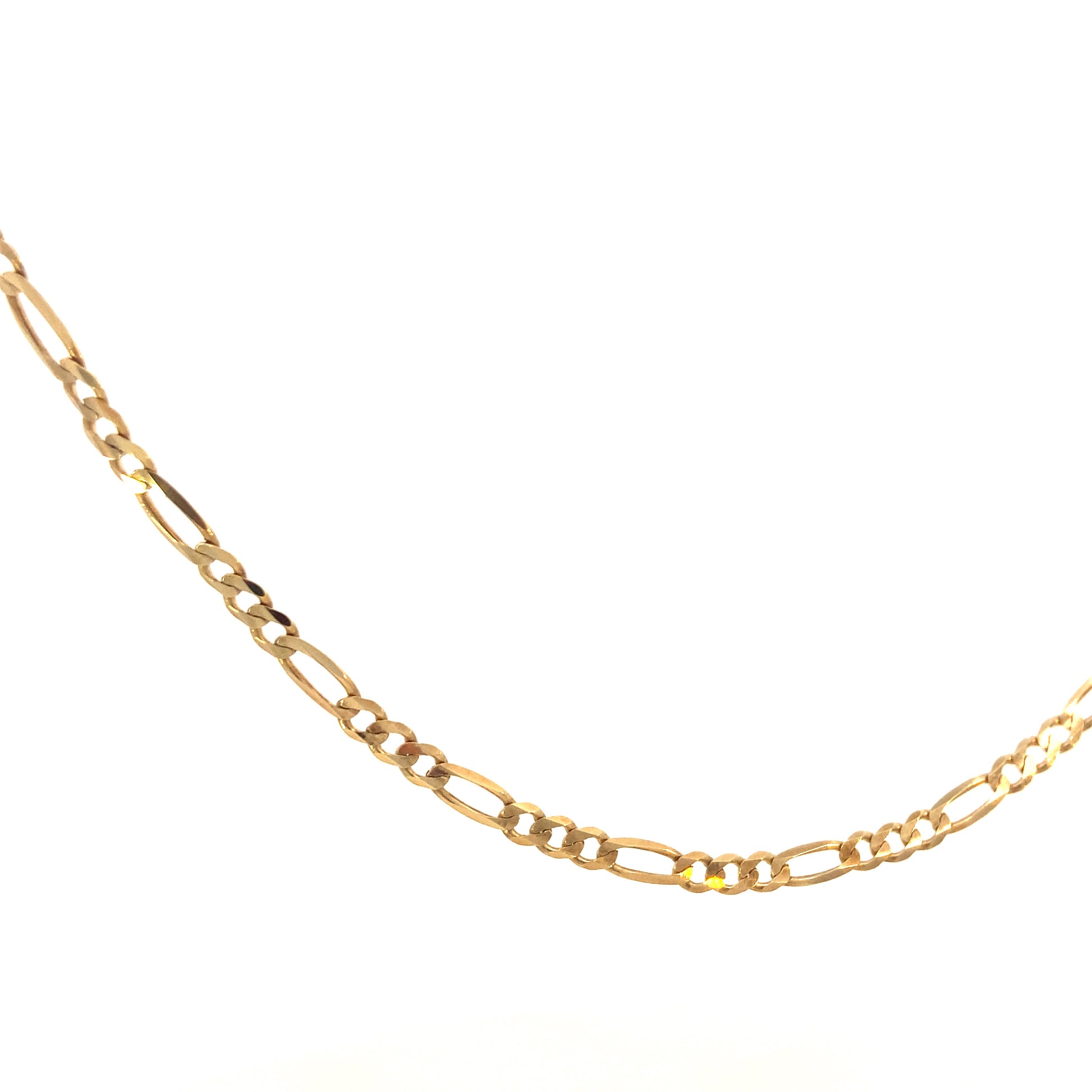 14K Figaro Chain All Yellow Gold | Luby Gold Collection | Luby 