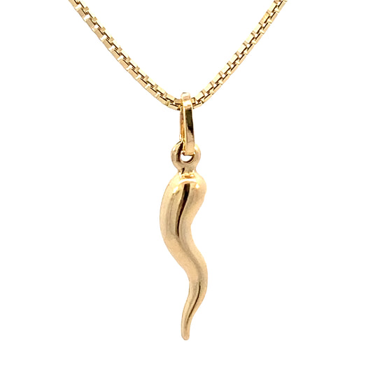 14K Gold Chili Pepper Pendant | Luby Gold Collection | Luby 