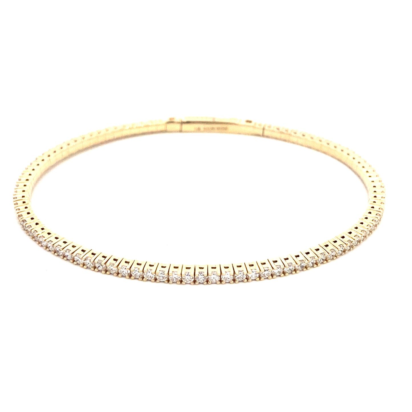 Smiling Rocks Lab Grown Diamond 85 Stone Bangle (2.15ct) | Smiling Rocks | Luby 