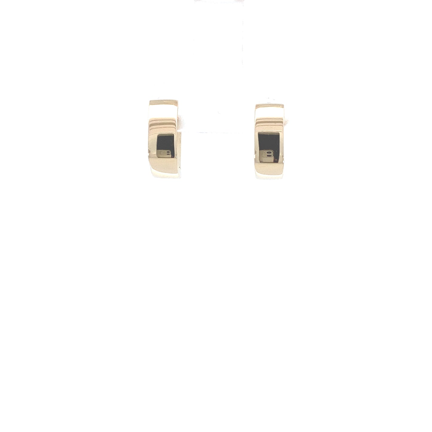 14K Gold Square Hoops | Luby Gold Collection | Luby 