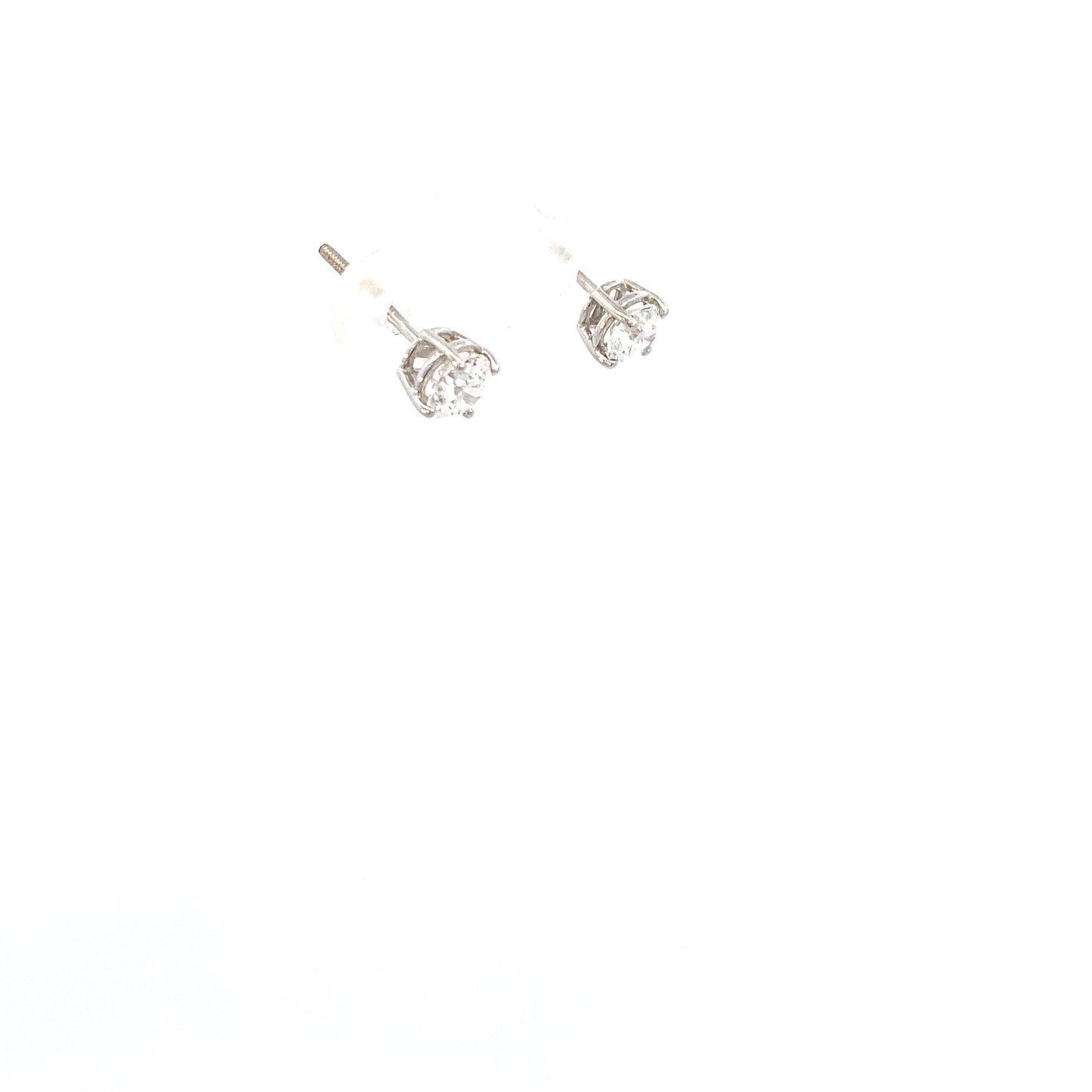 Smiling Rocks Essentials 1.00ct Solitaire Earrings Lab Grown Diamond | Smiling Rocks | Luby 