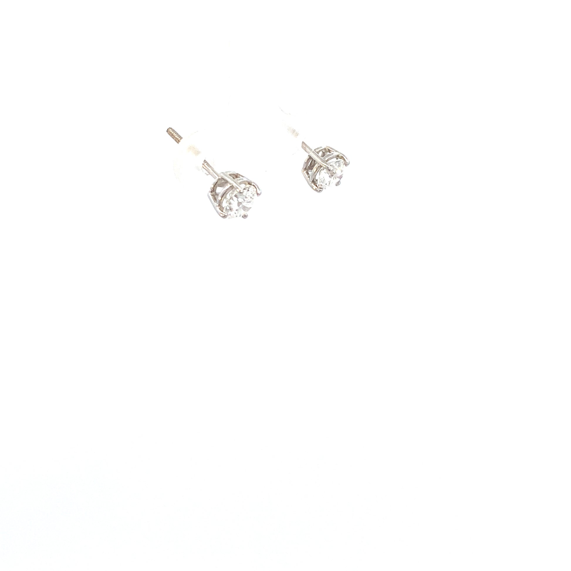 Smiling Rocks Essentials 1.00ct Solitaire Earrings Lab Grown Diamond | Smiling Rocks | Luby 
