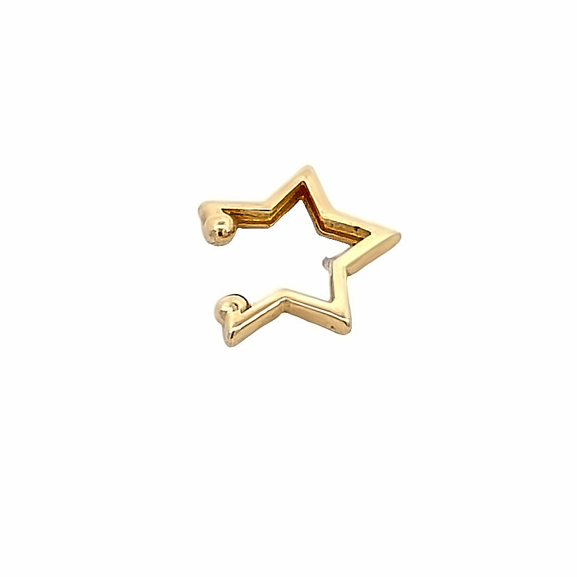 14K Gold Star EarCuff | Luby Gold Collection | Luby 