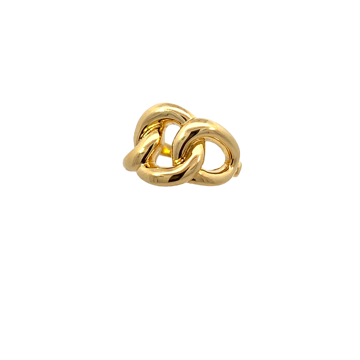 14K Gold Round Link Ring | Luby Gold Collection | Luby 