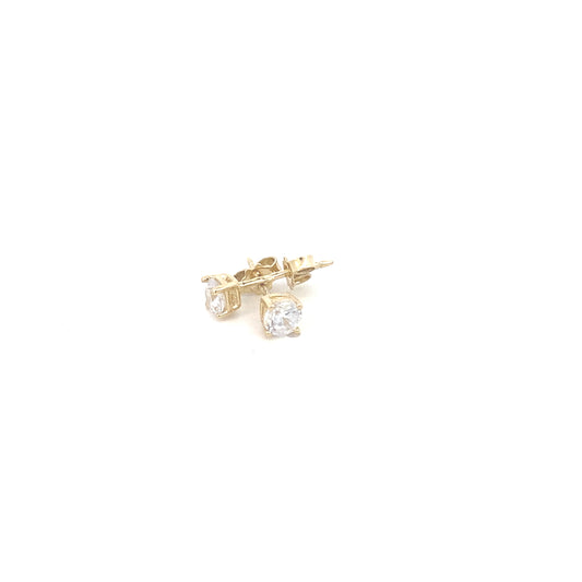 14K Gold Stud Cz | Luby Gold Collection | Luby 