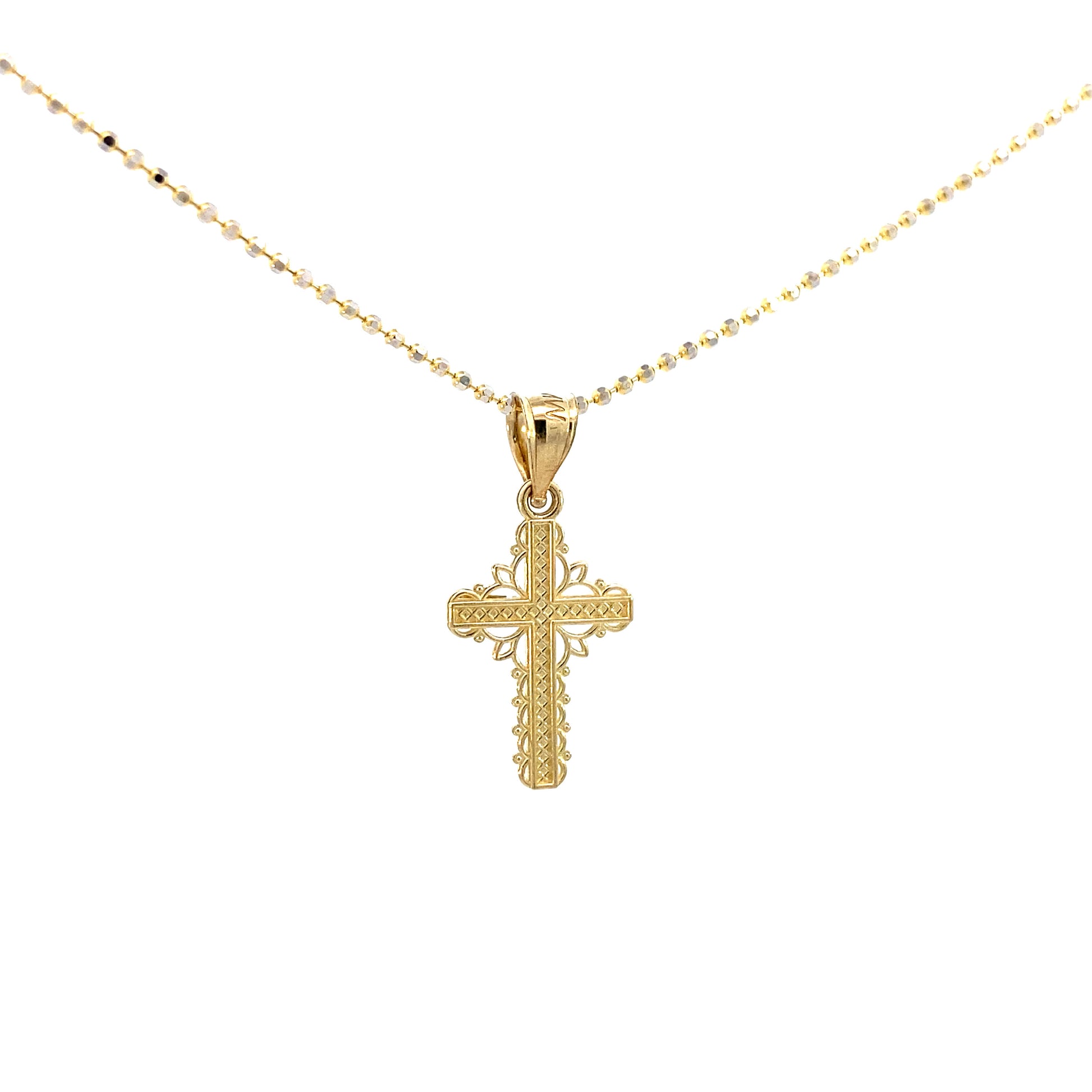 14K Gold Vintage Cross Pendant | Luby Gold Collection | Luby 