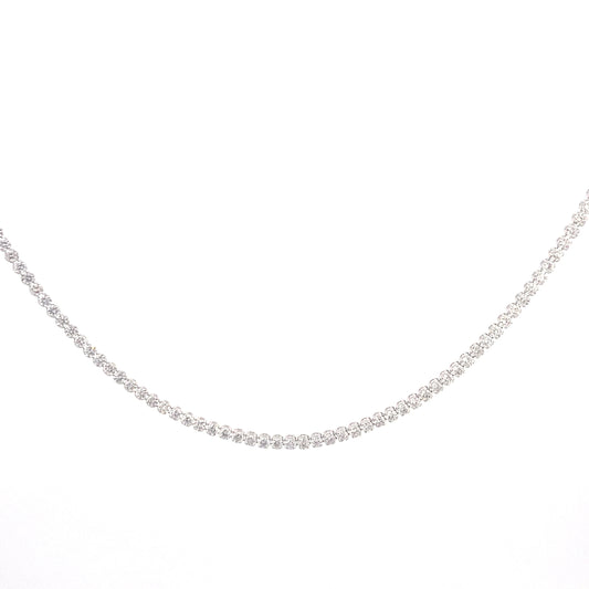 Smiling Rocks Lab Grown Diamond 218 Stone Necklace (5.50ct) | Smiling Rocks | Luby 