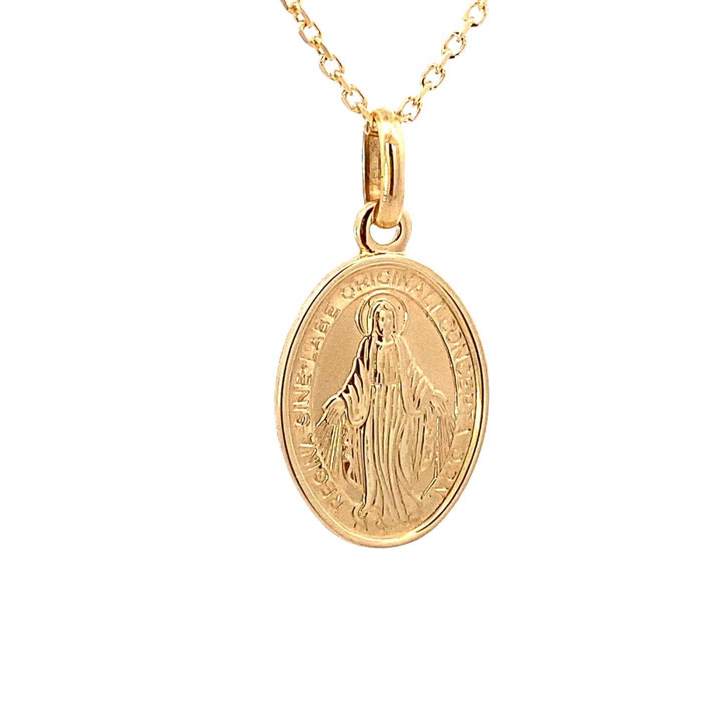 14K Gold La Milagrosa Pendant | Luby Gold Collection | Luby 