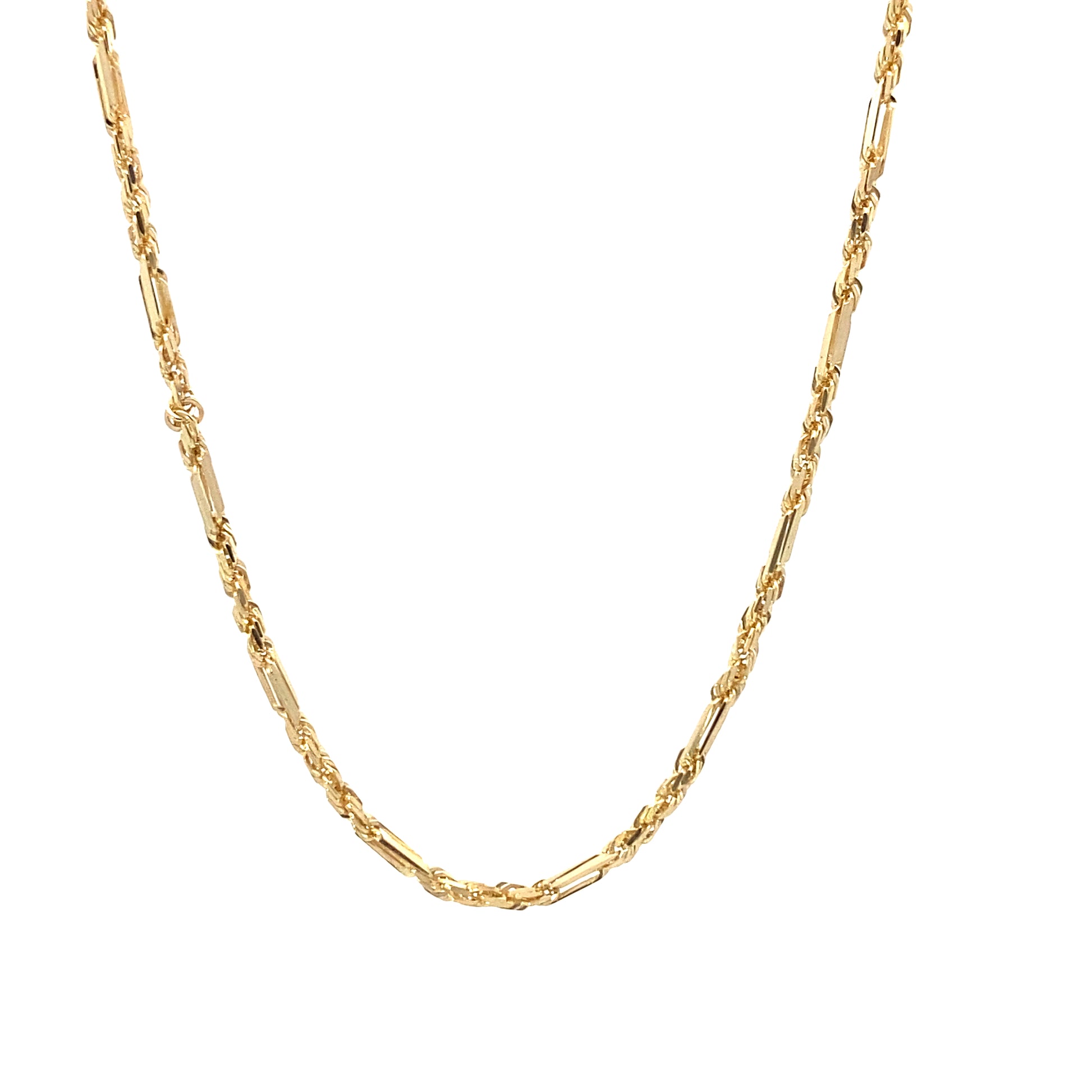 14K Gold FigaroRope Chain | Luby Gold Collection | Luby 