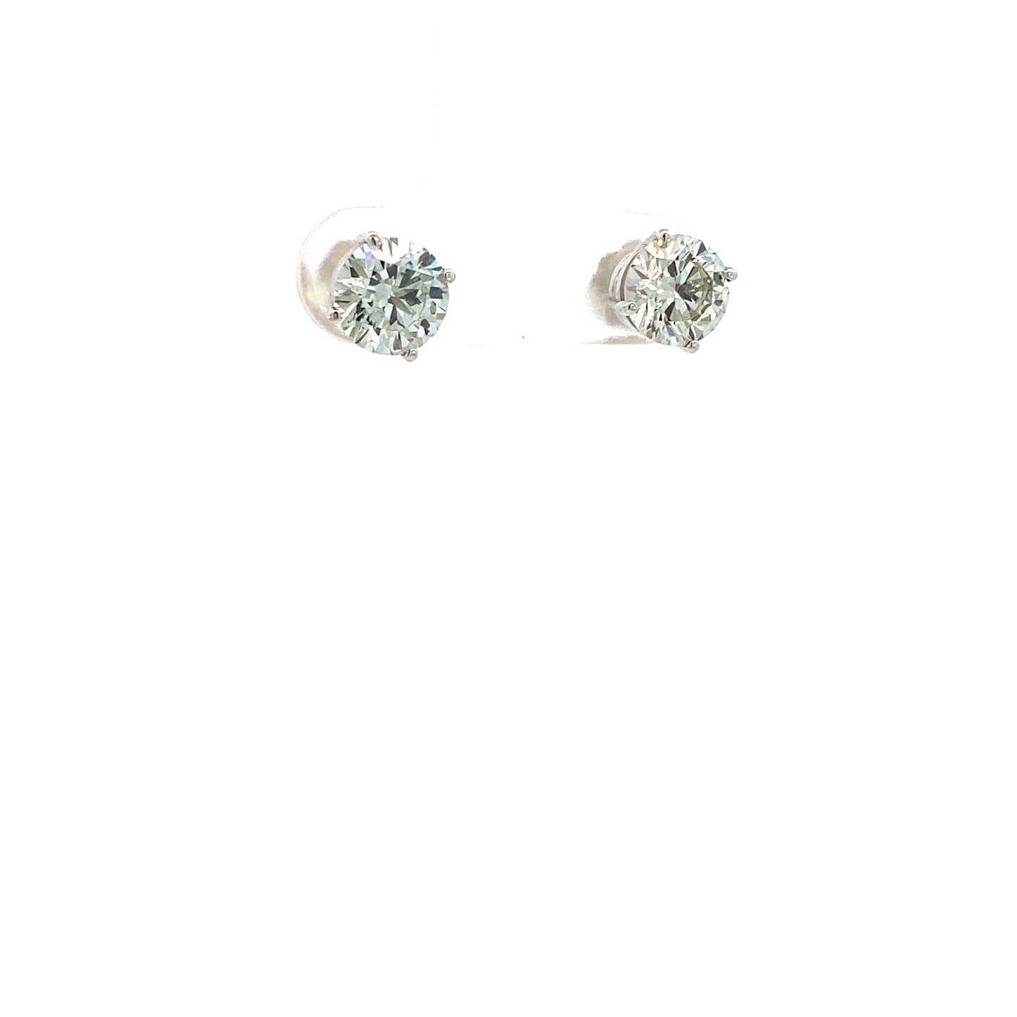 Smiling Rocks Essentials 2.0ct Solitaire Earrings Lab Grown Diamond | Smiling Rocks | Luby 
