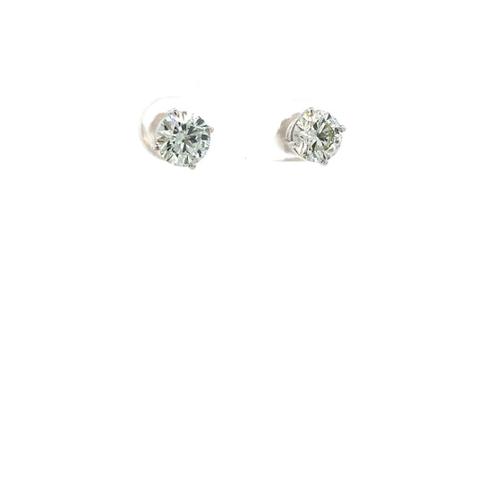 Smiling Rocks Essentials 2.0ct Solitaire Earrings Lab Grown Diamond | Smiling Rocks | Luby 