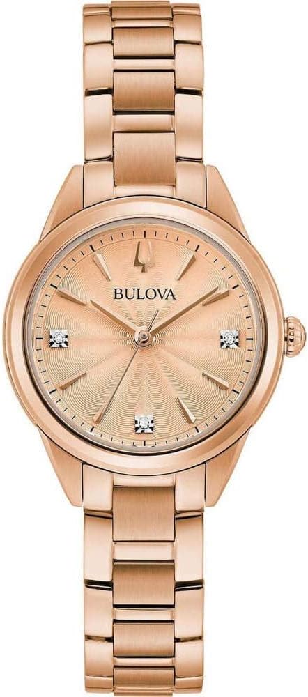 Sutton Classic Rose Gold Plated Bulova | Bulova | Luby 