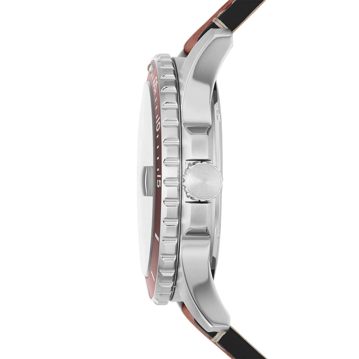 Fossil Blue Three-Hand Date Brown LiteHide™ Leather Watch | Fossil | Luby 