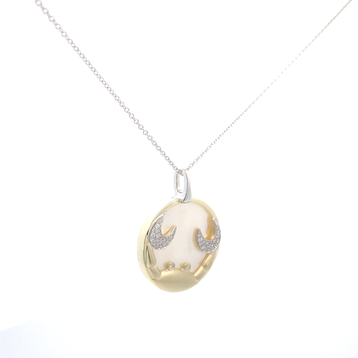 Zeghani 14K Diamond Zodiac Sings Constellation Pendant | Zeghani | Luby 